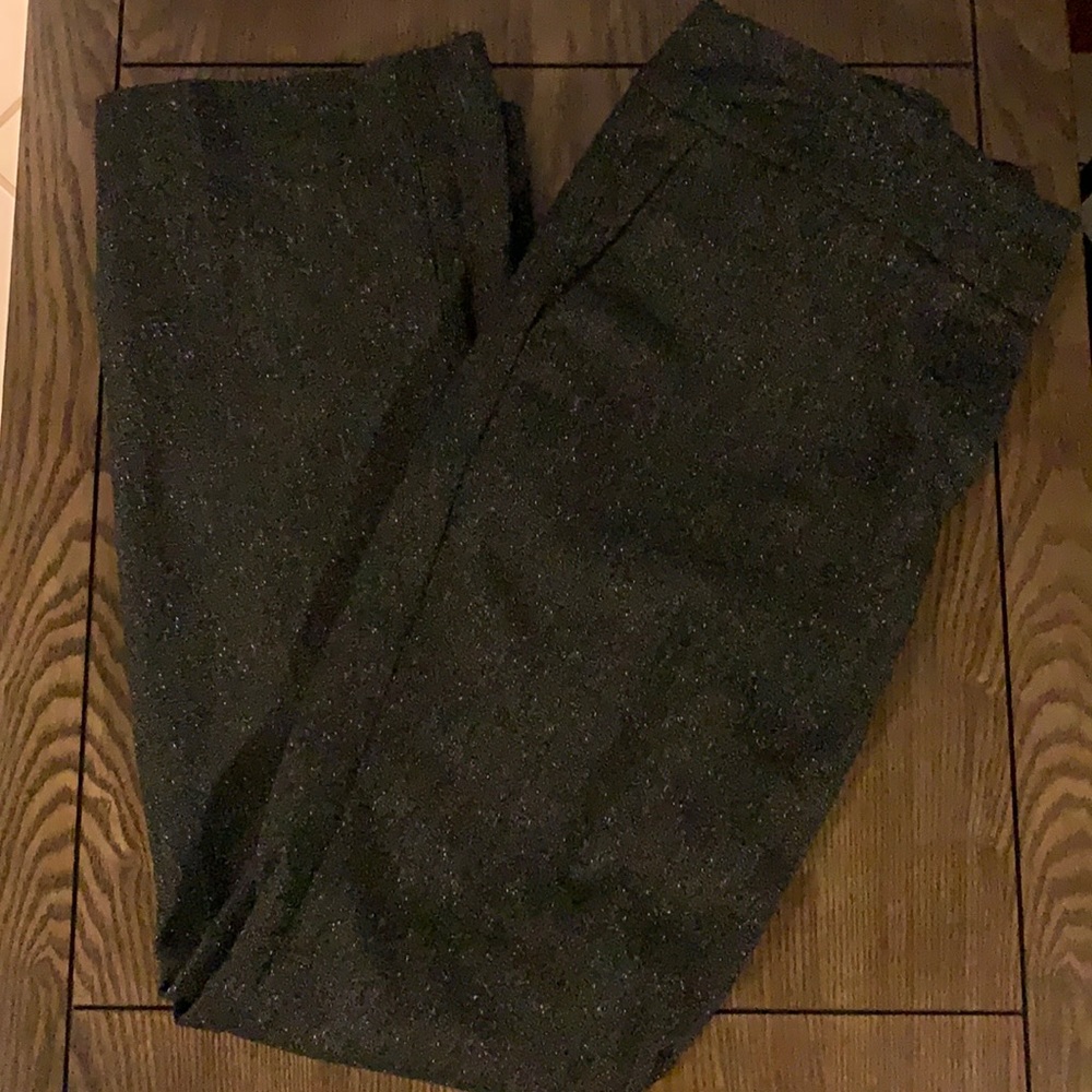 Ann Taylor factory petite black speck curvy pants